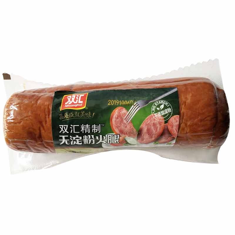 雙匯熱賣精制無淀粉火腿420g即食熟食煙熏風味午餐肉配餐香腸